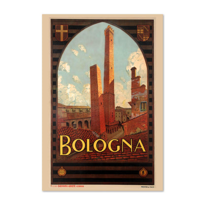 Bologna poster print