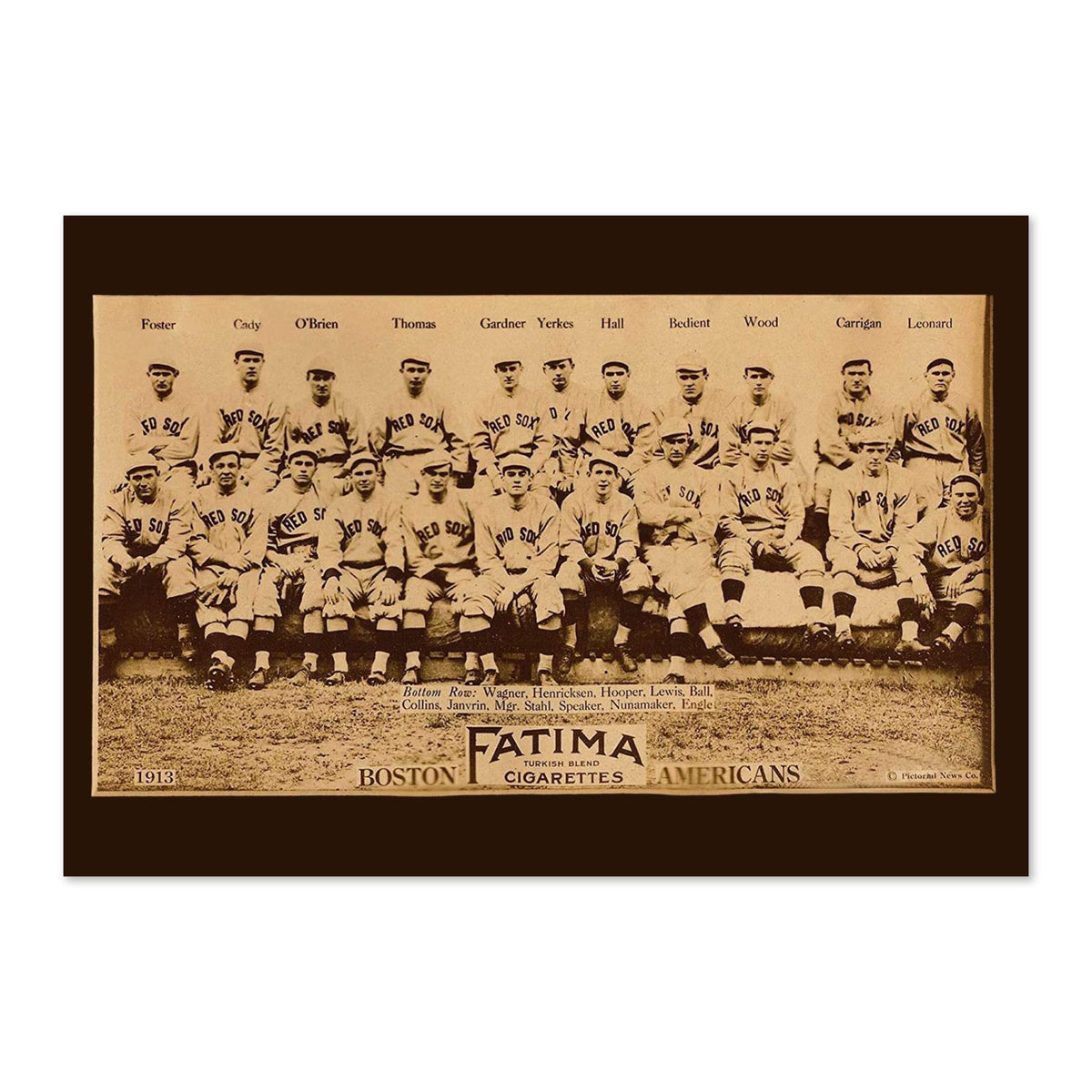 Boston Americans Team Photo poster print