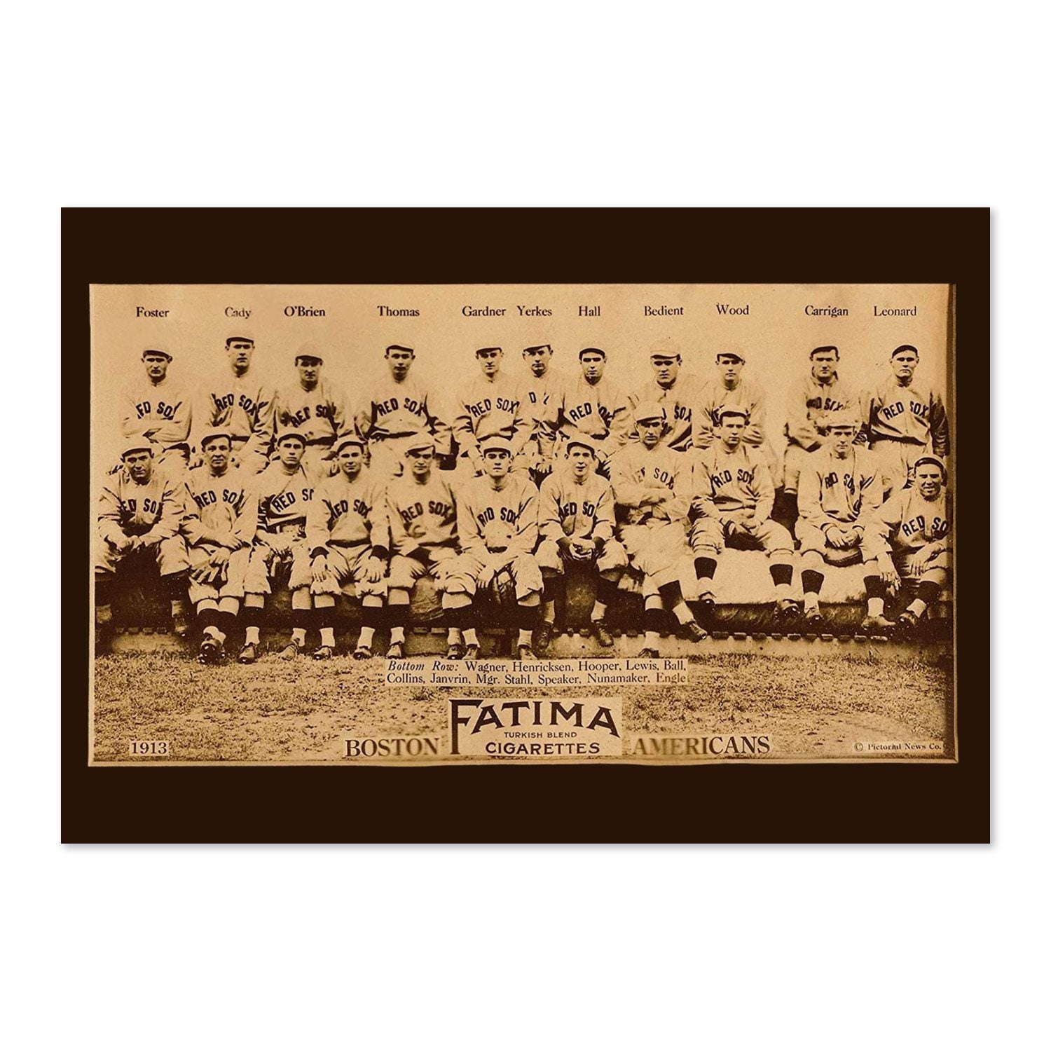 Boston Americans Team Photo poster print