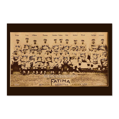 Boston Americans Team Photo poster print