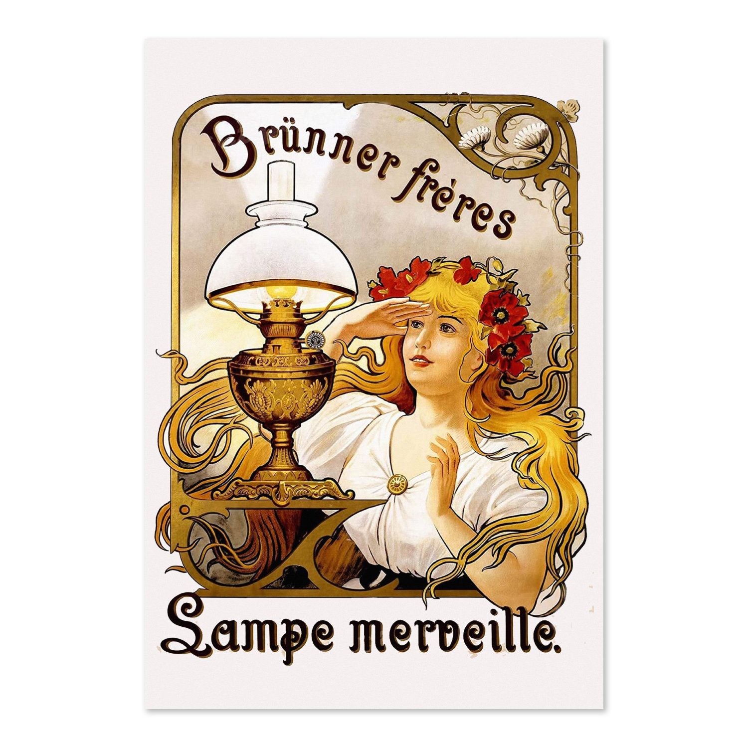 Brunner Freres Lamps poster print