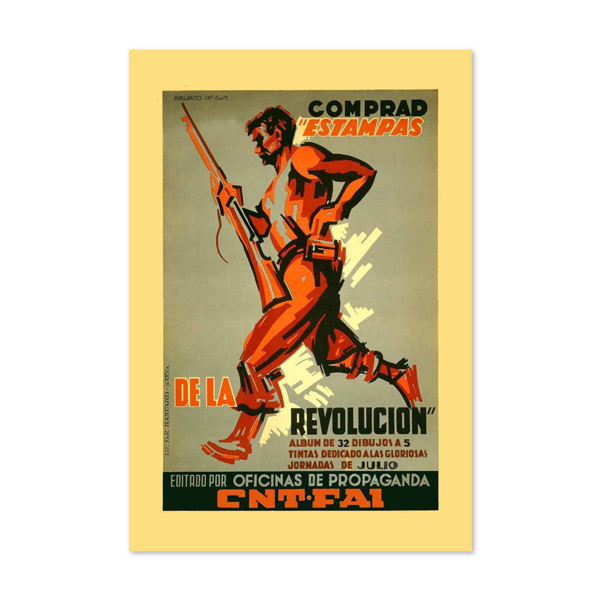 Buy Prints of the Revolution CNT FAI poster print