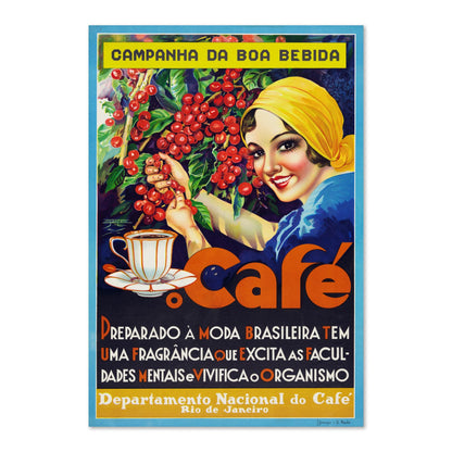 Cafe Brazilian Coffee poster print