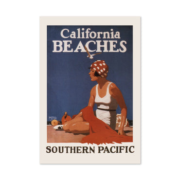 California Beaches — Southern Pacific poster print