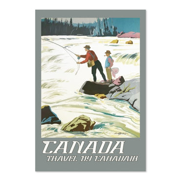 Canadian Pacific Fly Fishing poster print