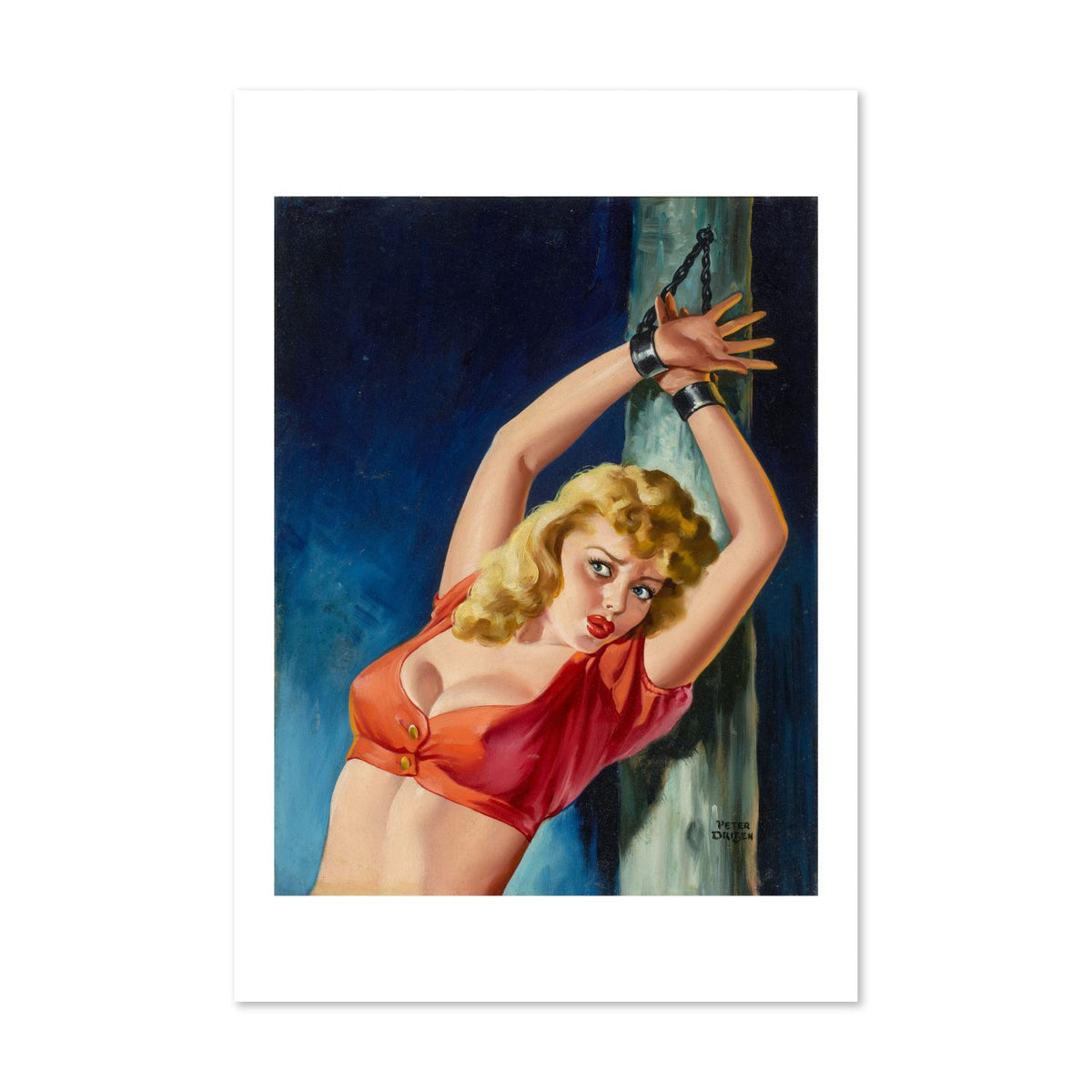 Captive Audience poster print