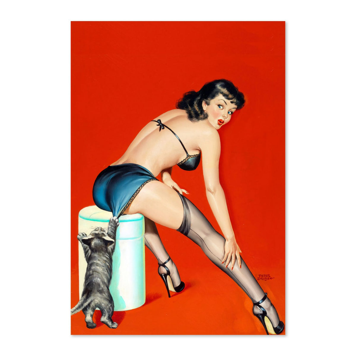 Cat Scratch Fever poster print