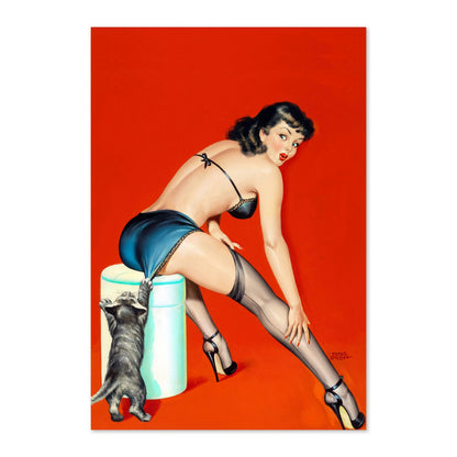 Cat Scratch Fever poster print