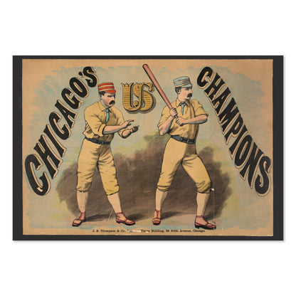Chicago White Stockings Champions poster print