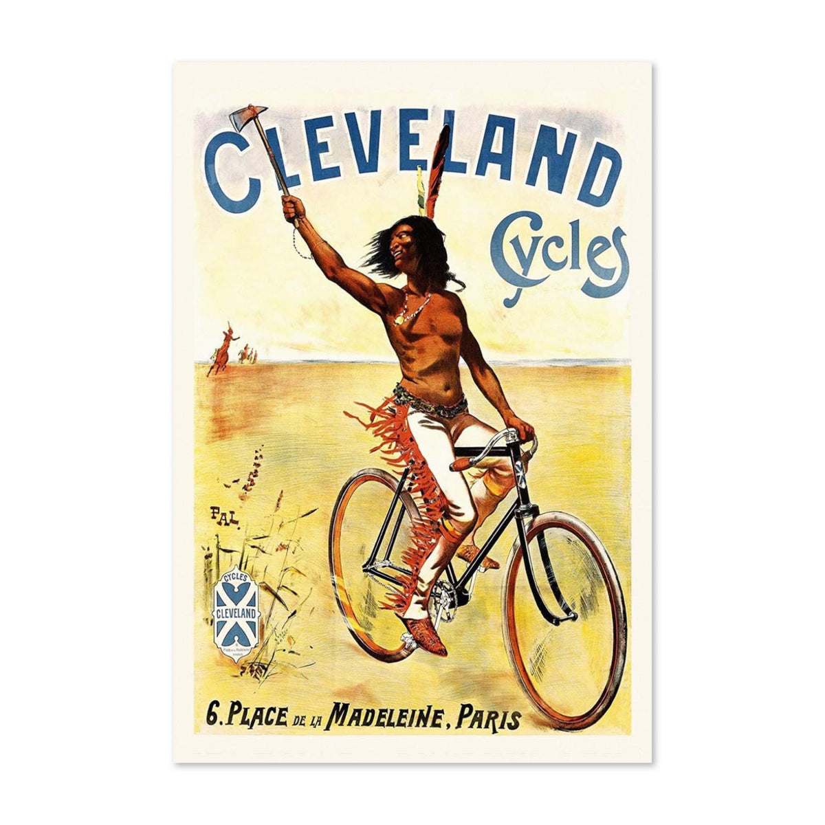 Cleveland Cycles Paris poster print