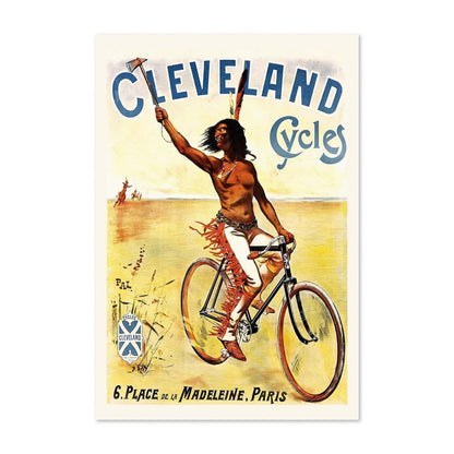 Cleveland Cycles Paris poster print