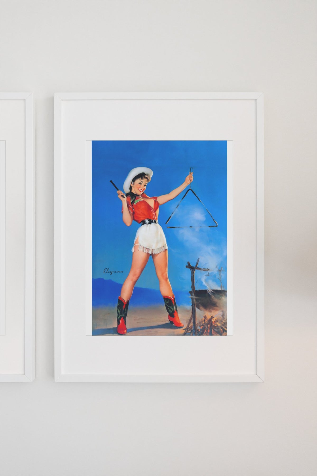 Come and Get It by Gil Elvgren, pin-up poster — gallery wall