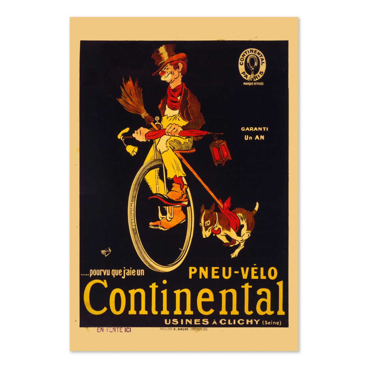 Continental Pneu Velo Tramp poster print
