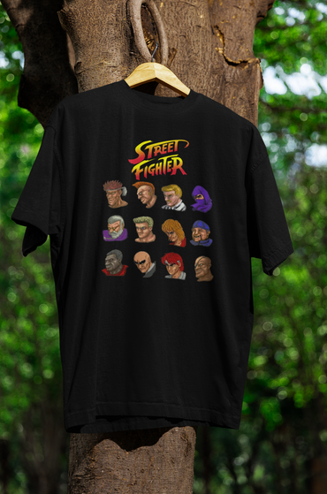Street Fighter I OG | Character Select Screen Premium Unisex T-shirt
