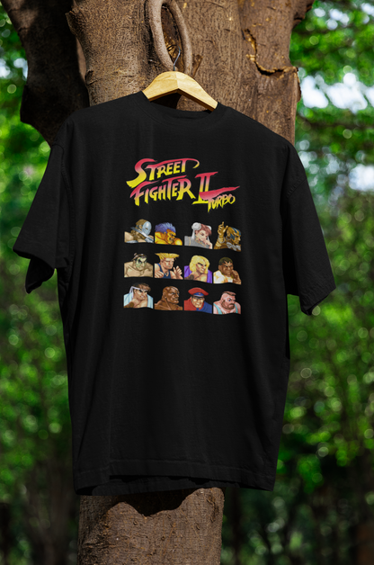 Street Fighter II Turbo | Character Select Screen Premium Unisex T-shirt