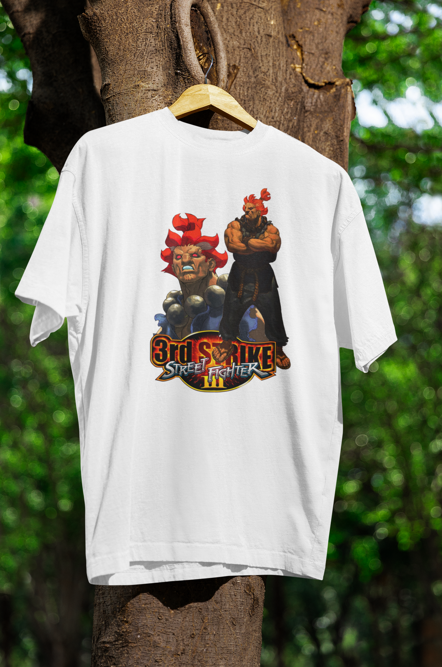 Street Fighter III 3rd Strike | Gouki Akuma Key Art Premium Unisex T-shirt