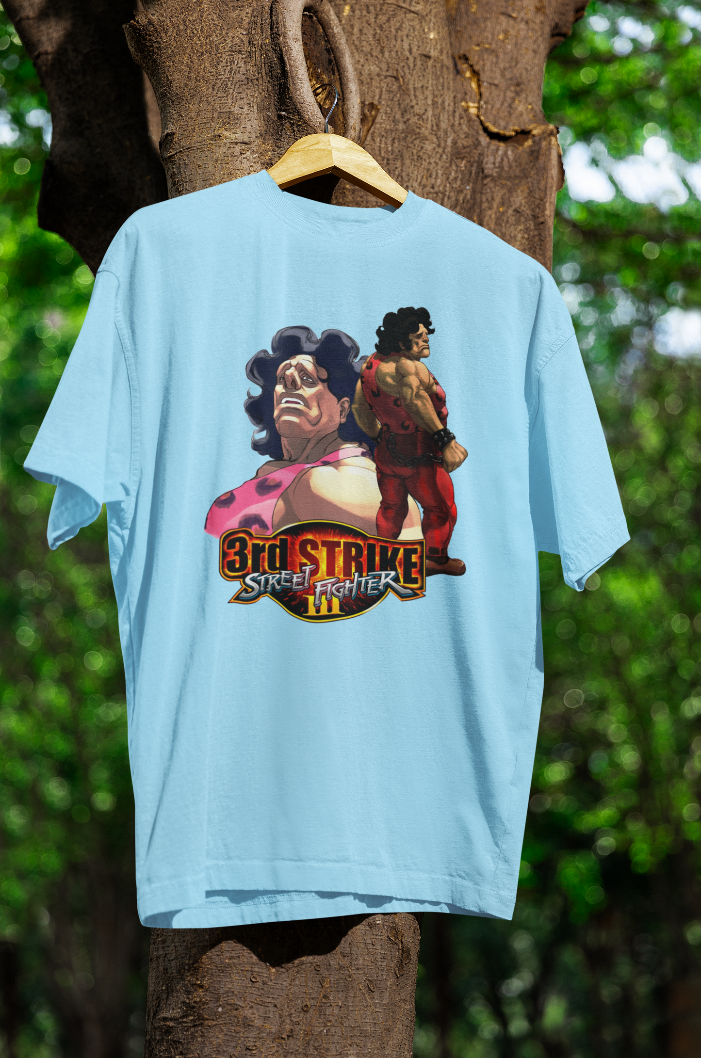 Street Fighter III 3rd Strike | Hugo Key Art Premium Unisex T-shirt