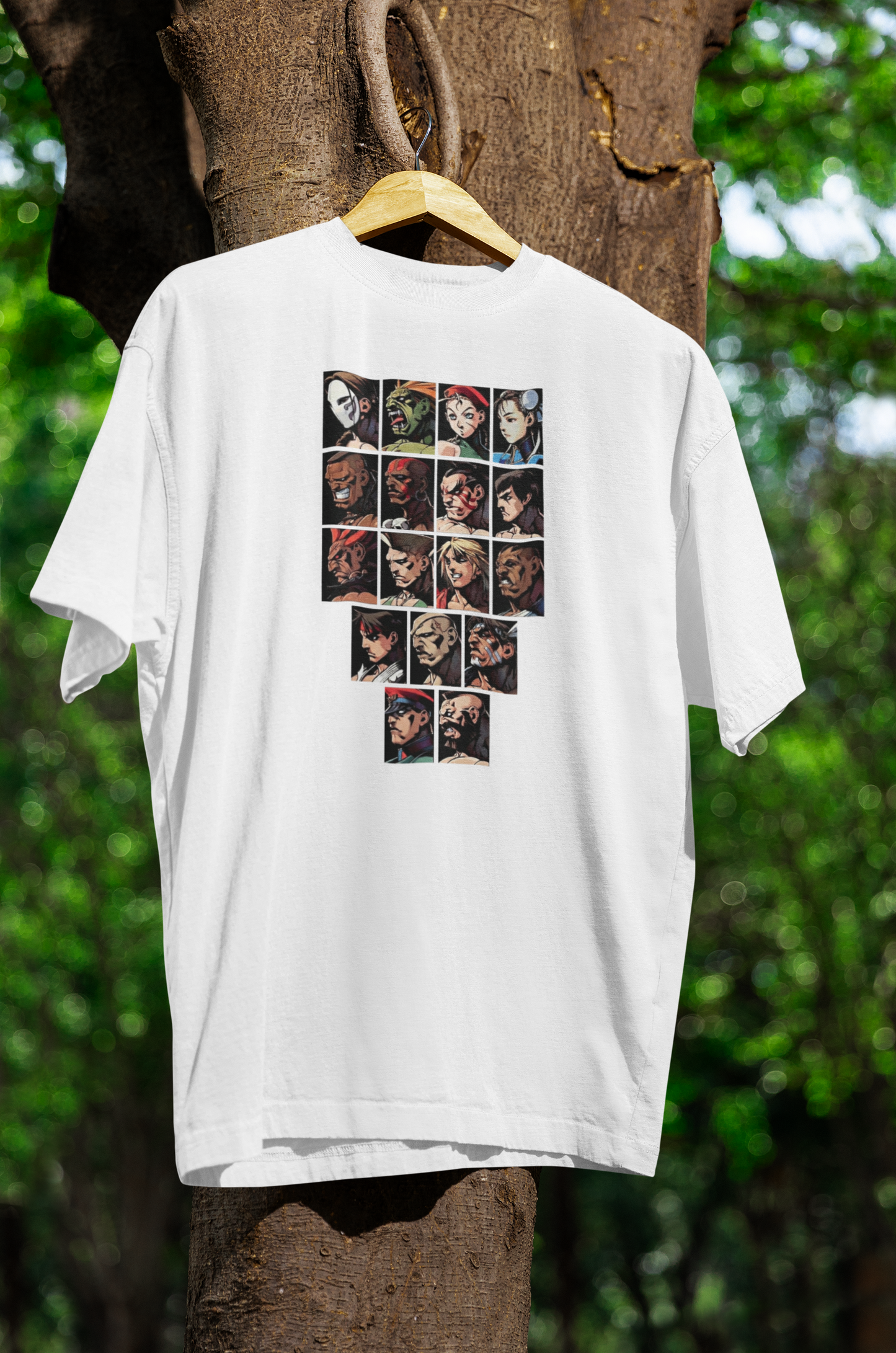 Super Street Fighter II X Revival Character Select Screen Premium Unisex T-shirt