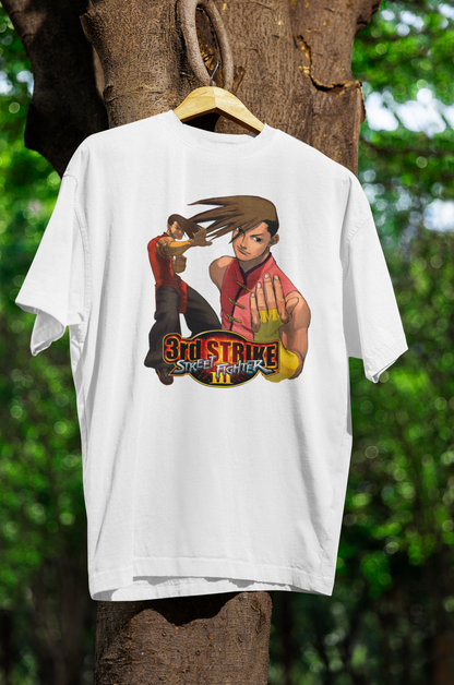 Street Fighter III 3rd Strike | Yang Key Art Premium Unisex T-shirt