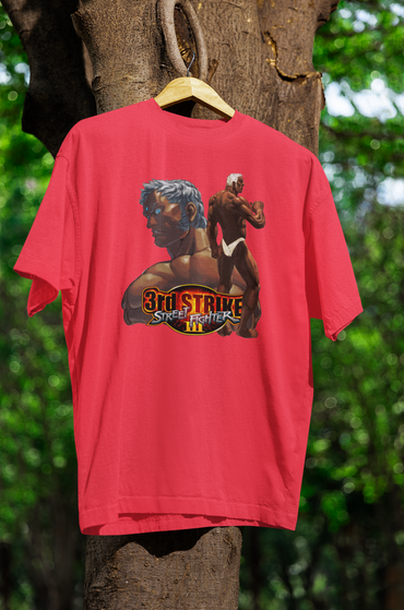 Street Fighter III 3rd Strike | Urien Key Art Premium Unisex T-shirt