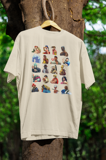 Street Fighter III 3rd Strike | Characters Select Key Art Premium Unisex T-shirt