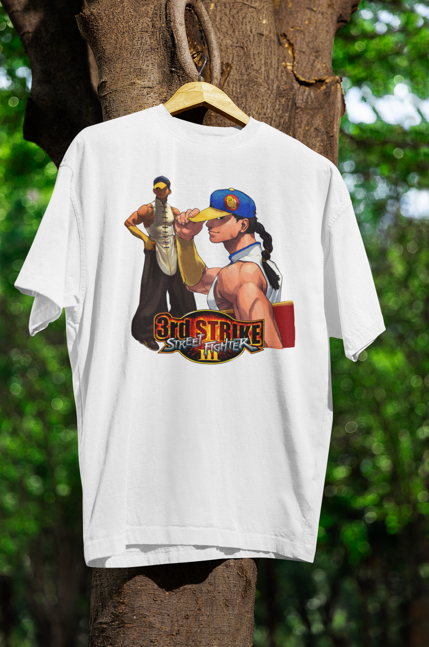 Street Fighter III 3rd Strike | Yun Key Art Premium Unisex T-shirt