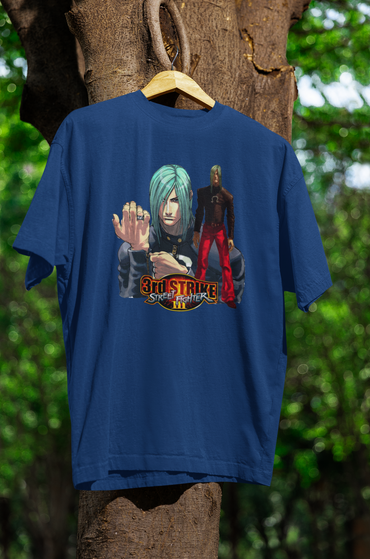 Street Fighter III 3rd Strike | Remy Key Art Premium Unisex T-shirt