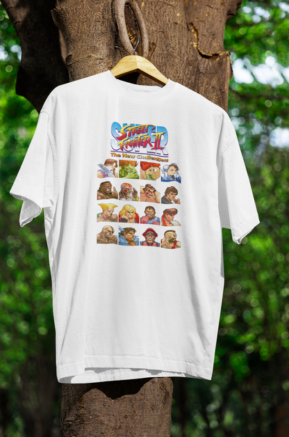 Super Street Fighter II The New Challengers | Characters Select Screen Premium Unisex T-shirt