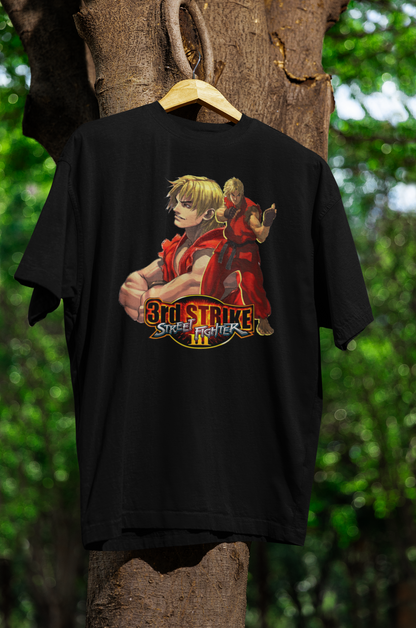 Street Fighter III 3rd Strike | Ken Key Art Premium Unisex T-shirt