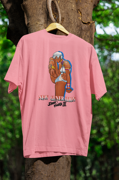 Street Fighter III New Generation | Elena Key Art Ver 2 Premium Unisex T-shirt