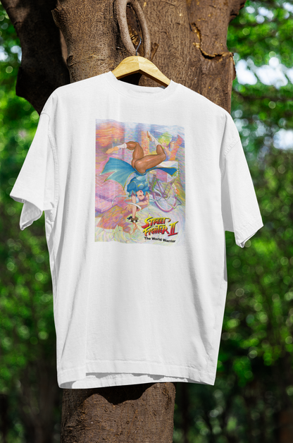 Street Fighter II The World Warrior Chunli Spinning Bird Kick Cover Premium Unisex T-shirt