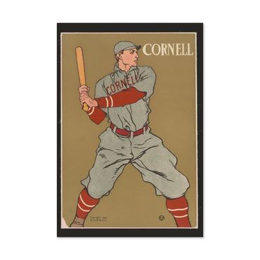 Cornell Baseball 1908 poster print