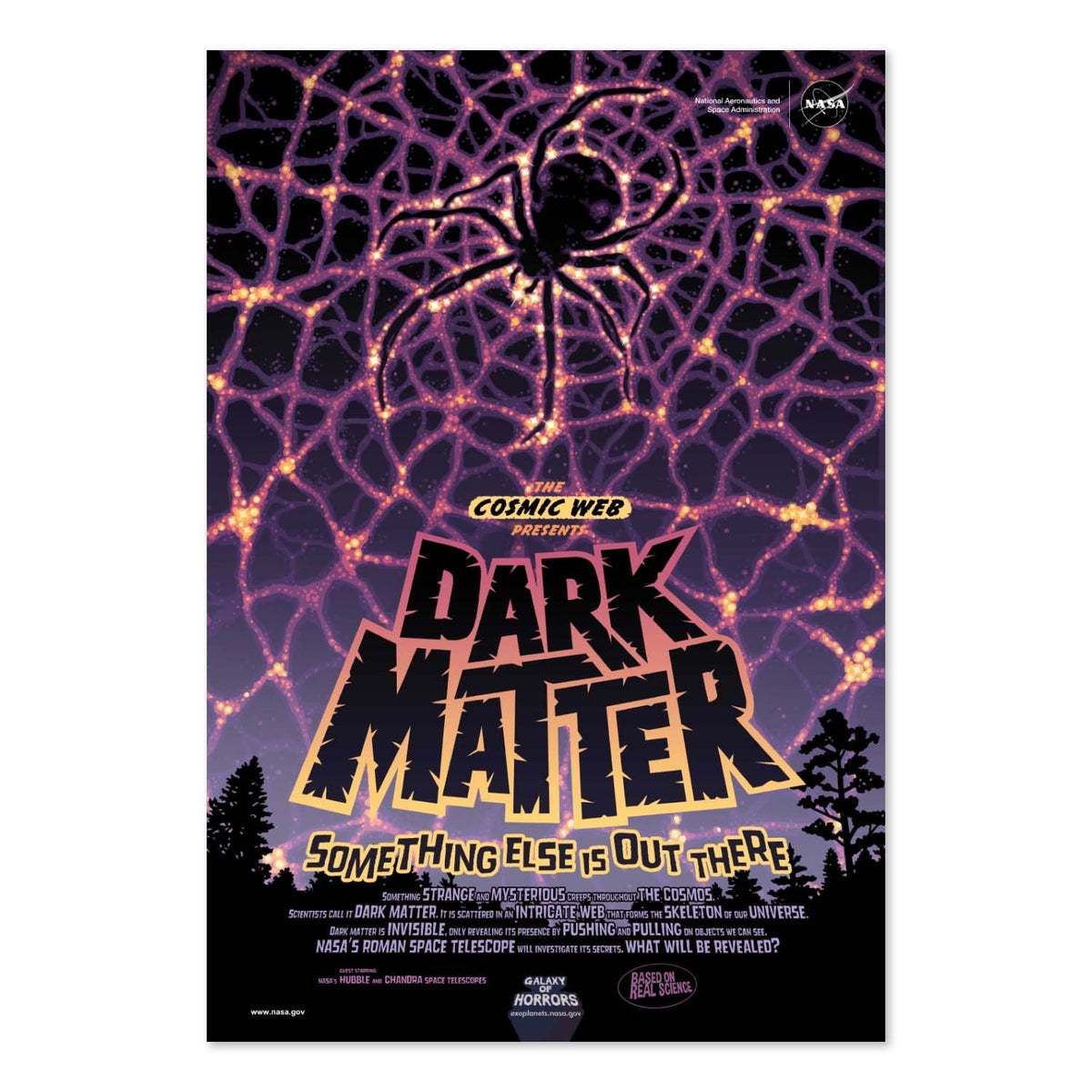 Dark Matter, NASA Galaxy of Horrors poster print
