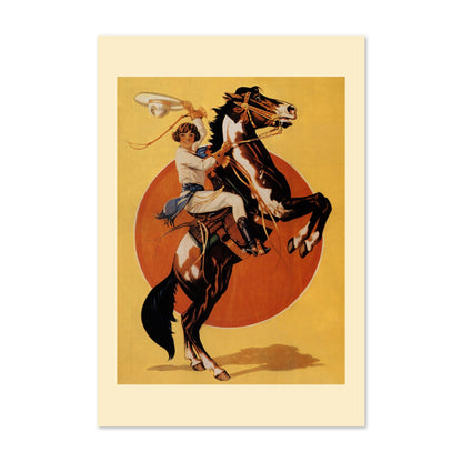 Days of the Golden West Rodeo poster print