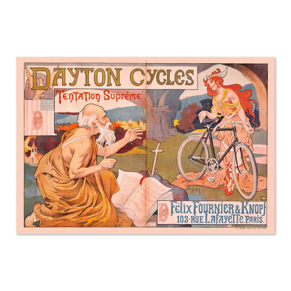 Dayton Cycles Tentation Supreme poster print
