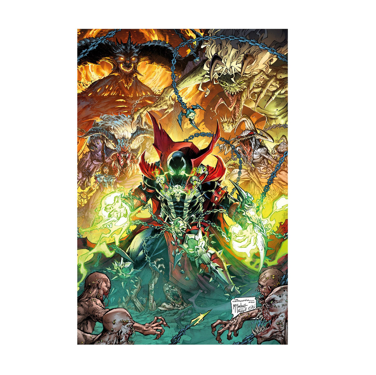 Diablo Immortal x Spawn Todd McFarlane Art poster print