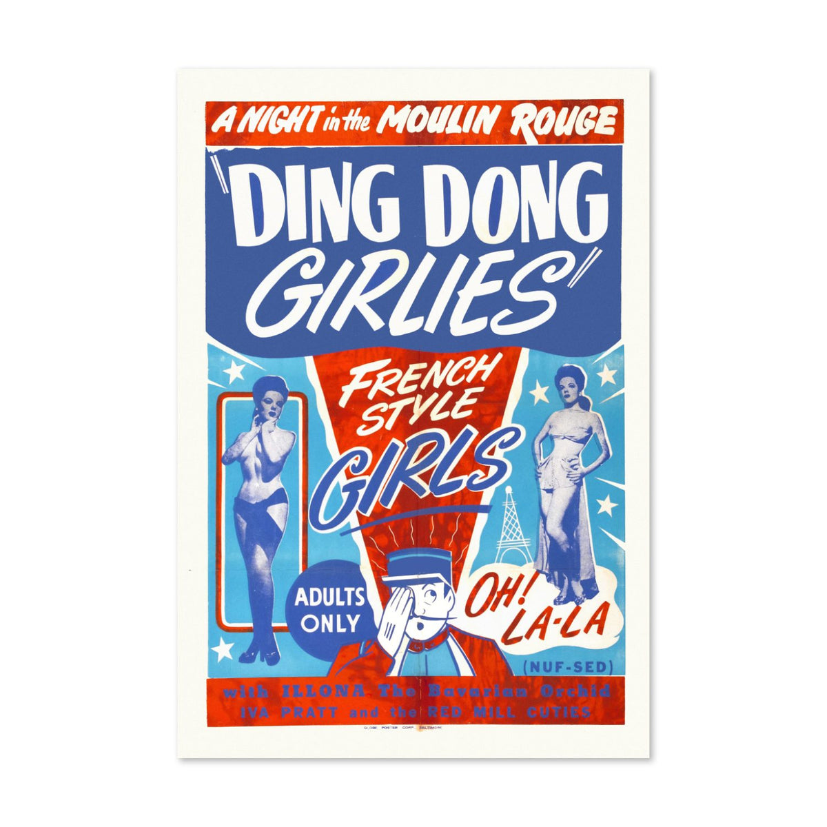Ding Dong Girlies poster print