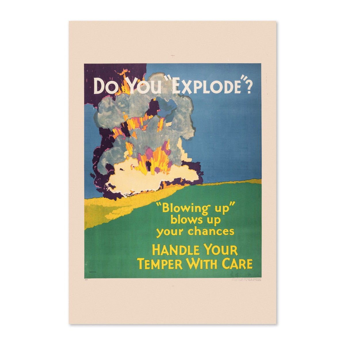 Do You “Explode” poster print