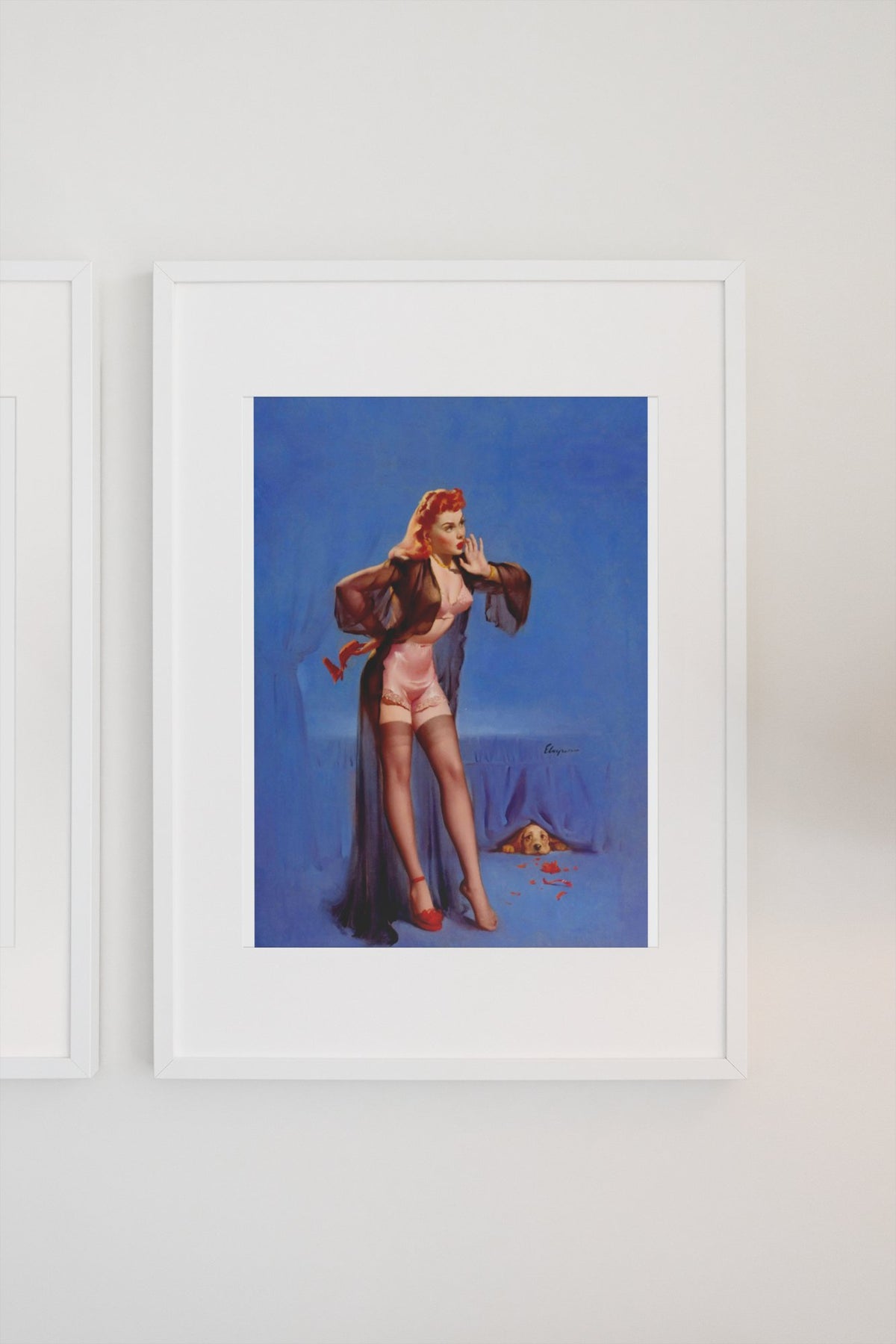 Doggone by Gil Elvgren, pin-up poster — gallery wall