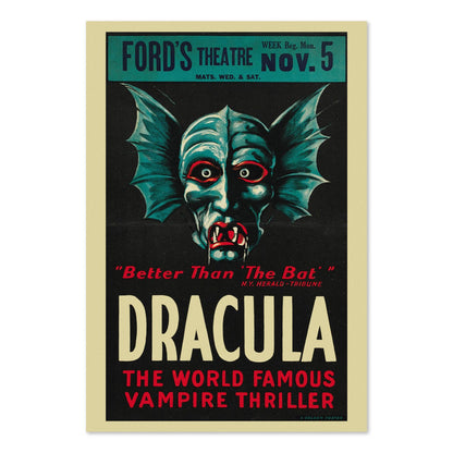 Dracula The Vampire Play poster print
