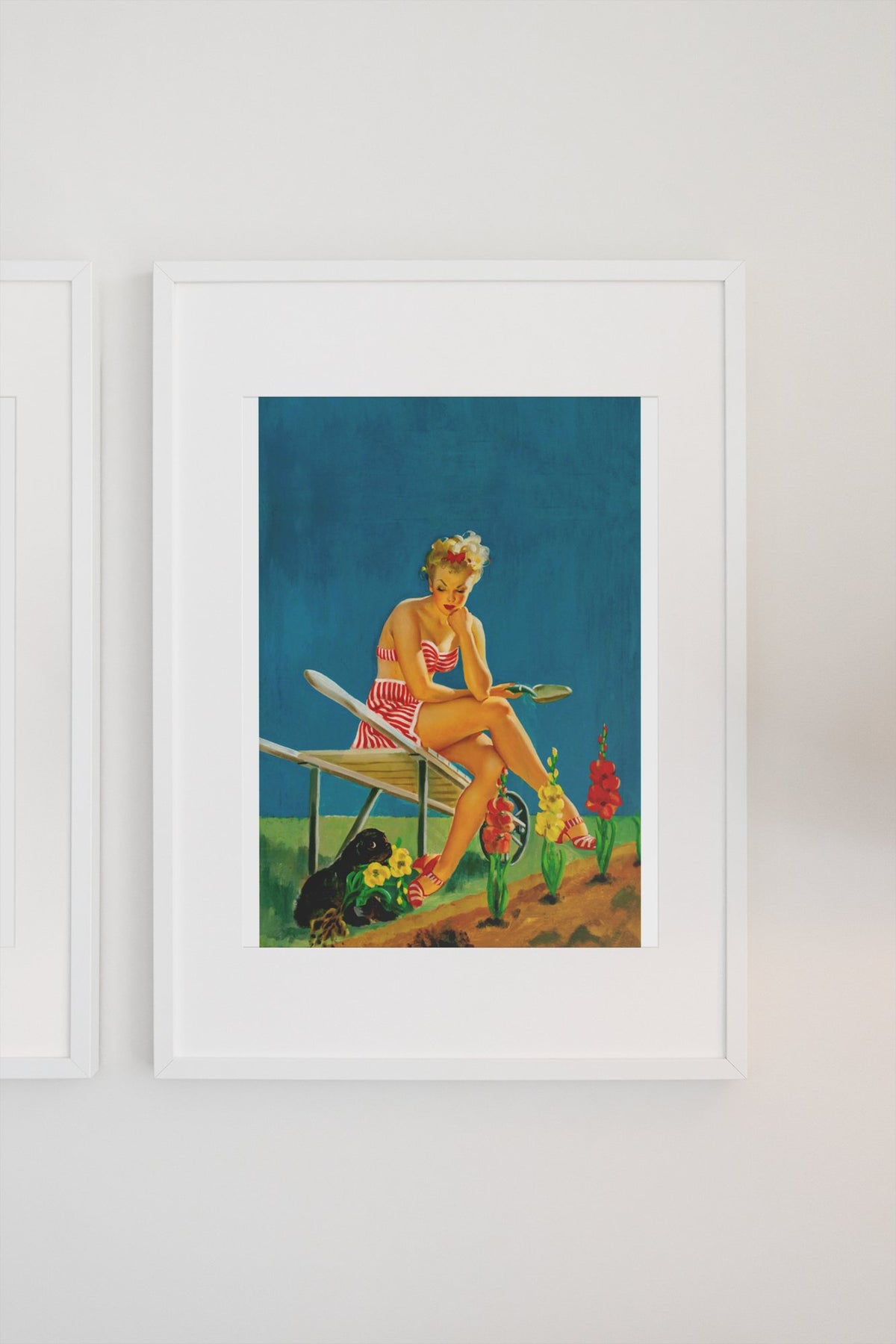 Dumb Pluck by Gil Elvgren, pin-up poster — gallery wall