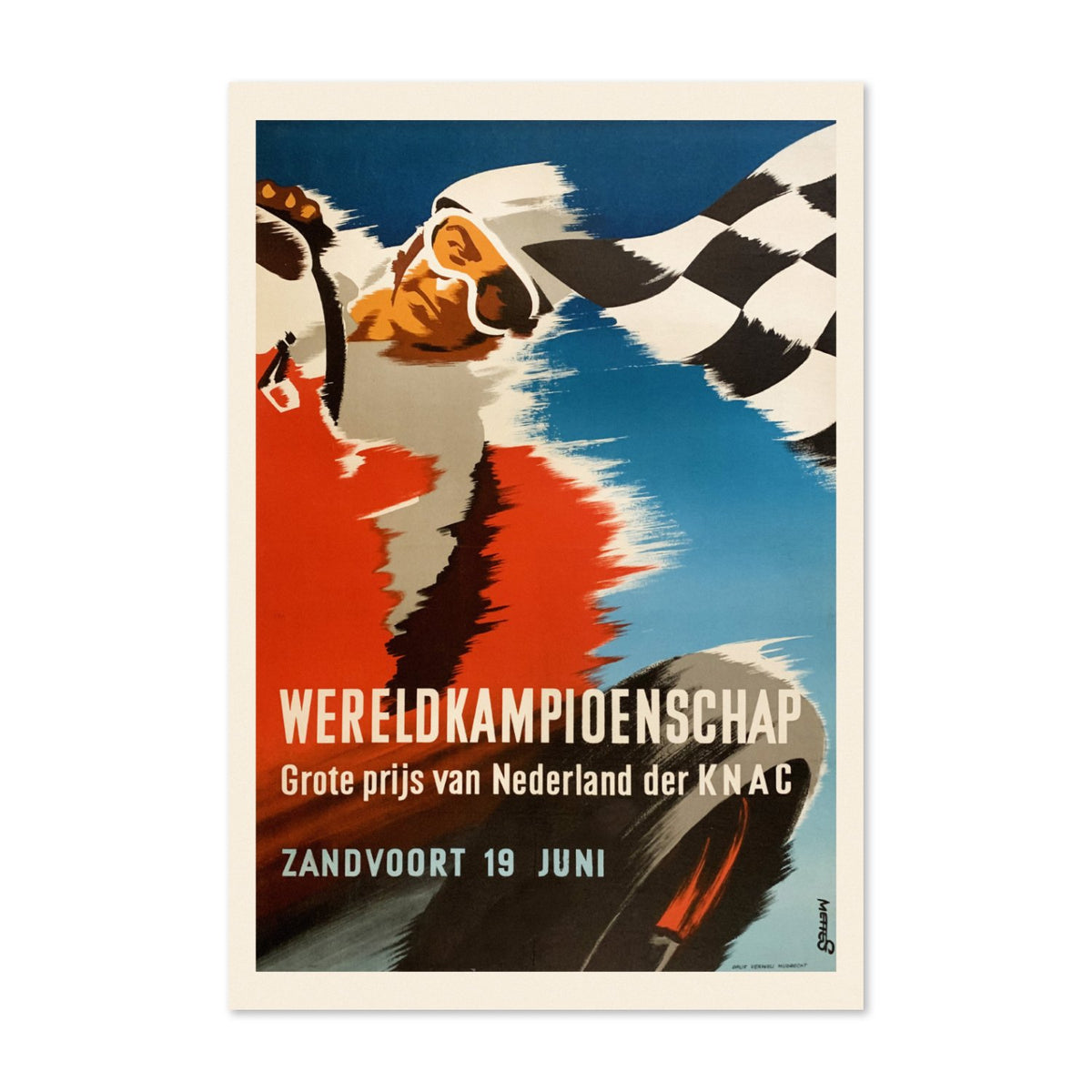 Dutch Grand Prix Zandvoort poster print