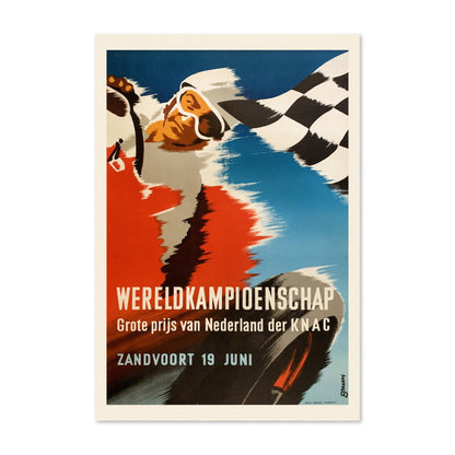 Dutch Grand Prix Zandvoort poster print