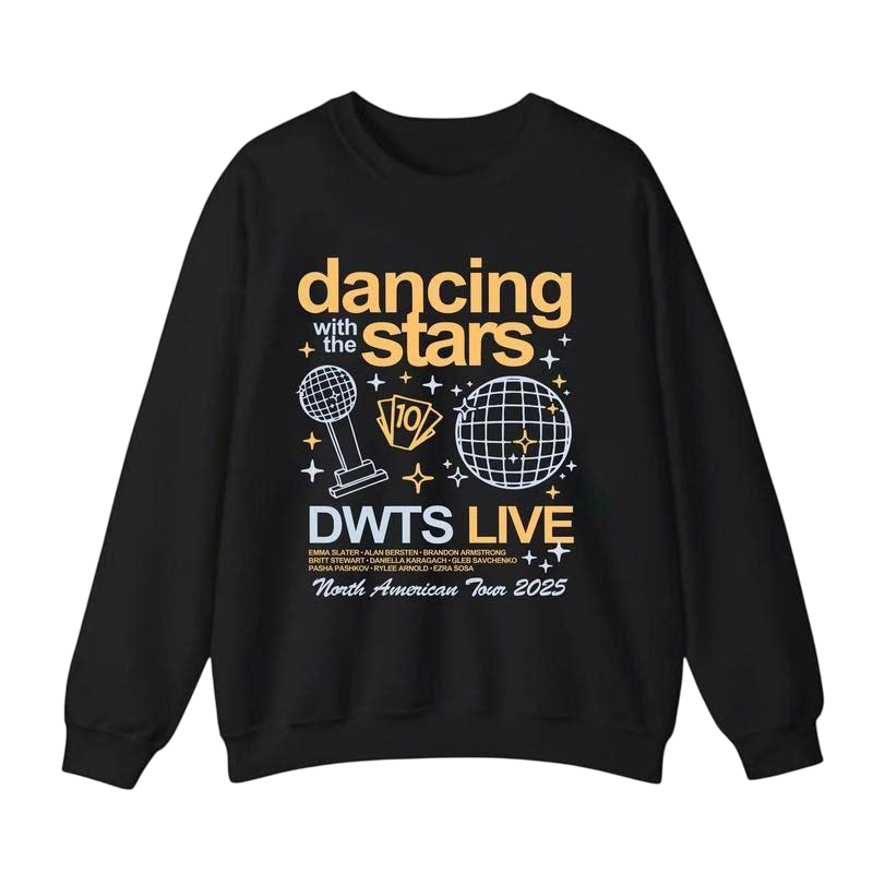 Dancing With The Stars Tour 2025 Sweatshirt – DWTS Live North America Crewneck