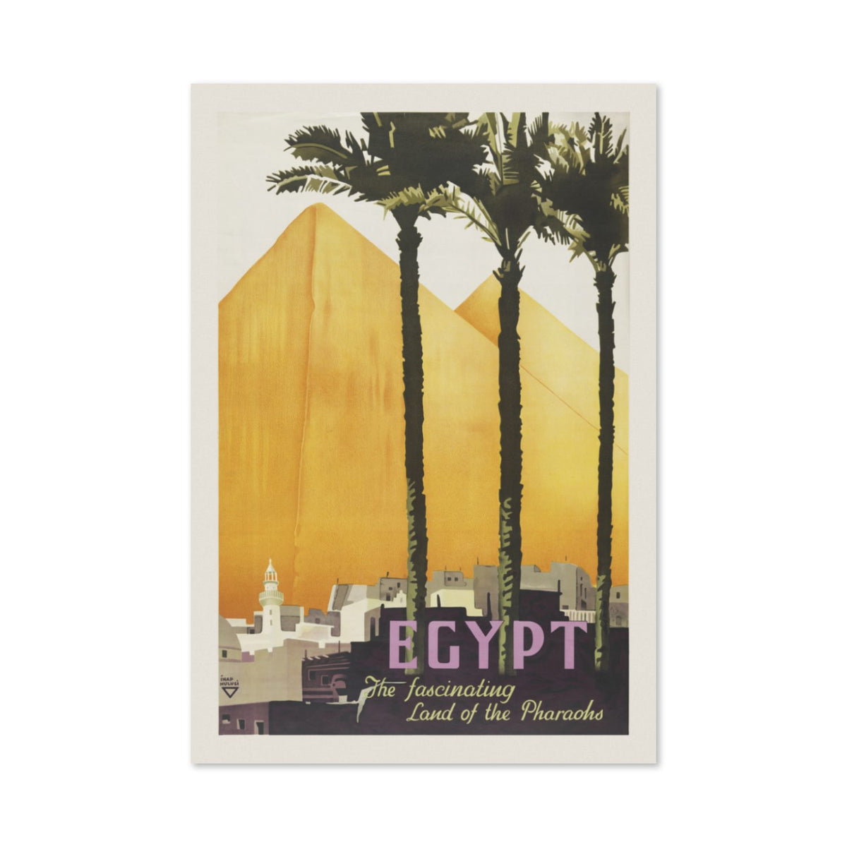 Egypt Land of the Pharaohs poster print