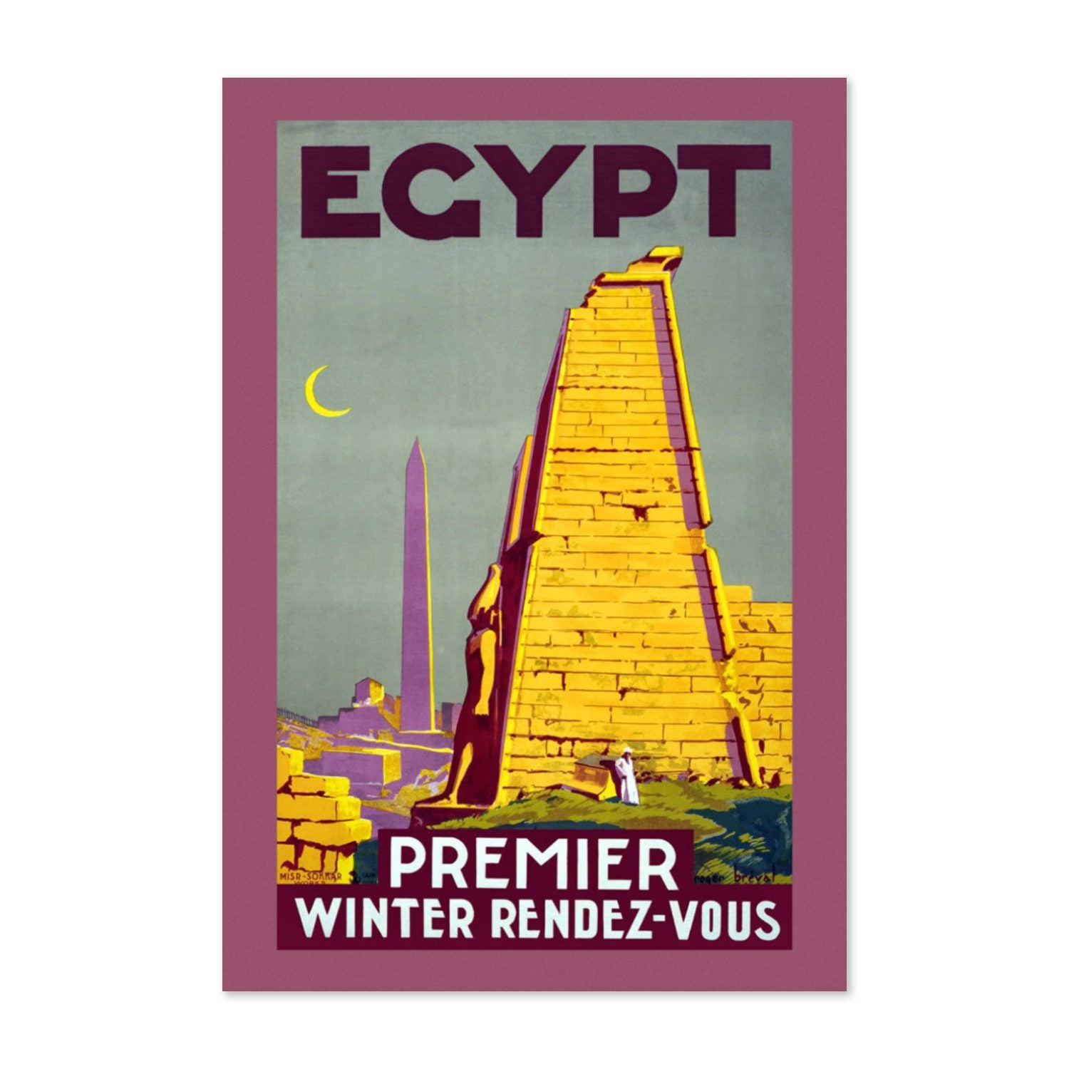 Egypt Premier Winter Rendez-Vous poster print