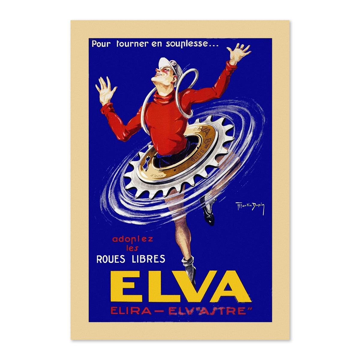 Elva Roues Libres poster print