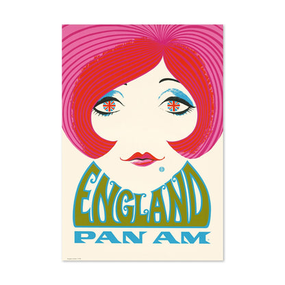 England Pan Am poster print
