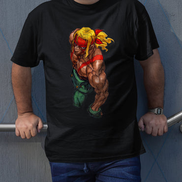 Alex Portrait Street Fighter III 2nd Impact Unisex T-shirt