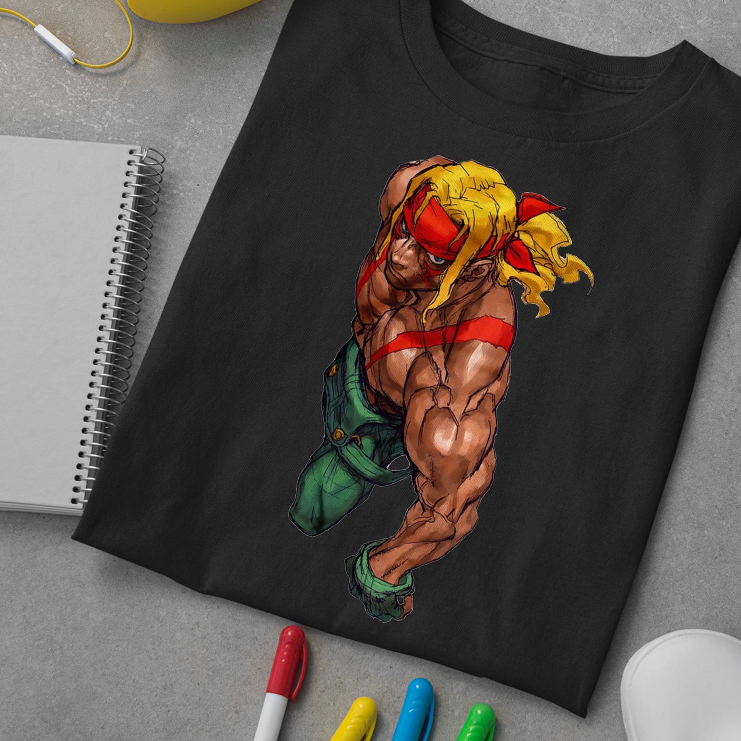 Alex Portrait Street Fighter III 2nd Impact Unisex T-shirt